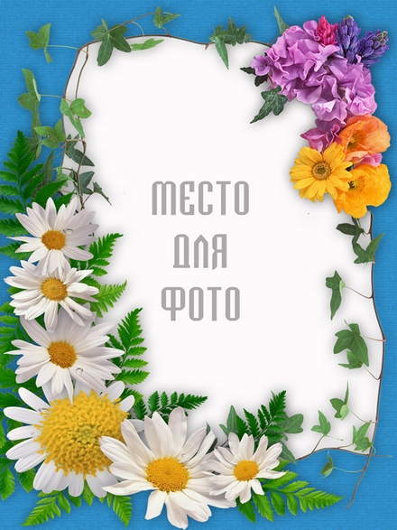 Рамочка Летняя - шаблон для Photoshop